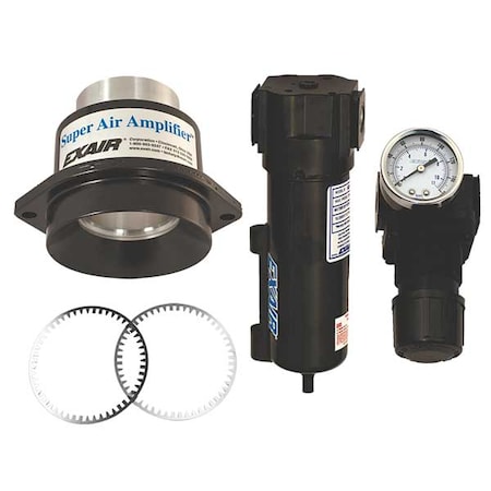 Air Amplifier Kit 2 In let 15.5 CFM by USA Exair Air Amplifiers