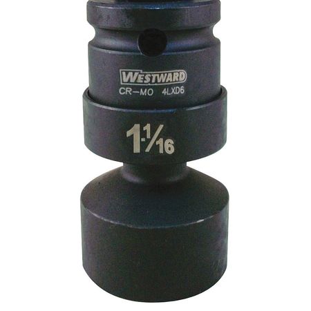 Westward Flex Impact Socket 1/2In Dr 1 1/16In 6pt Technical Info