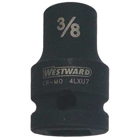 Impact Socket 1/2In Dr 3/8In 6pts Type 4LXU7 by USA Westward Socket Wrench Accessories