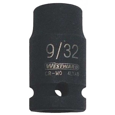Impact Socket 1/4In Dr 9/32In 6pts Type 4LYA8 by USA Westward Sockets