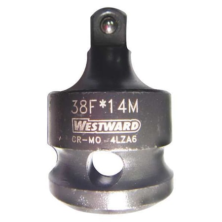 Impact Socket Adapter 3/8" Dr 1 1/4 L by USA Westward Socket Wrench Accessories