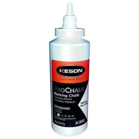Marking Chalk Refill White 8 Oz by USA Keson Marking Chalk & Refills