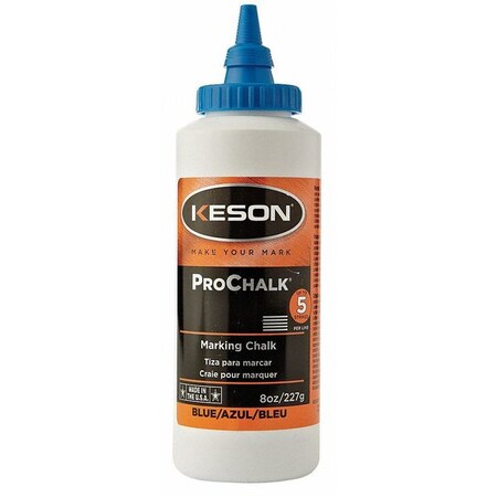 Marking Chalk Refill Blue 8 Oz by USA Keson Marking Chalk & Refills
