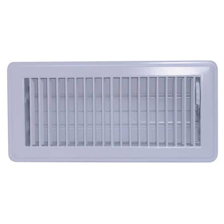 Floor Register 4x10" White by Value Brand in US