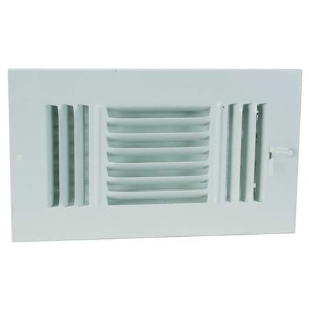 Sidewall/Ceiling Register 3-Way Model 4MJG7 by Value Brand in US