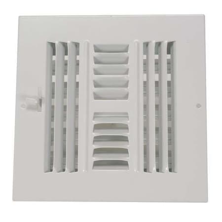 Sidewall/Ceiling Register 4-Way Model 4MJH4 by Value Brand in US