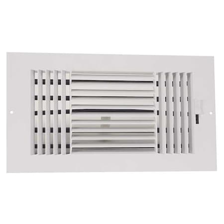 Sidewall/Ceiling Register 3-Way Model 4JRU3 by Value Brand in US