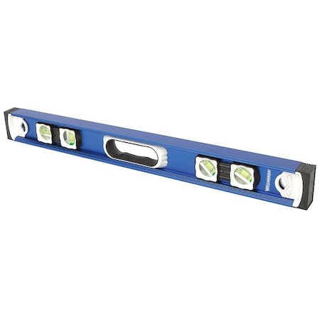 I Beam Level Aluminum 24 In Top Read by USA Westward Box I Beam & Torpedo Levels