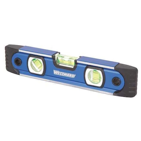 Magnetic Torpedo Level 9 In 3 Vials Type 4MRX2 by USA Westward Box I Beam & Torpedo Levels