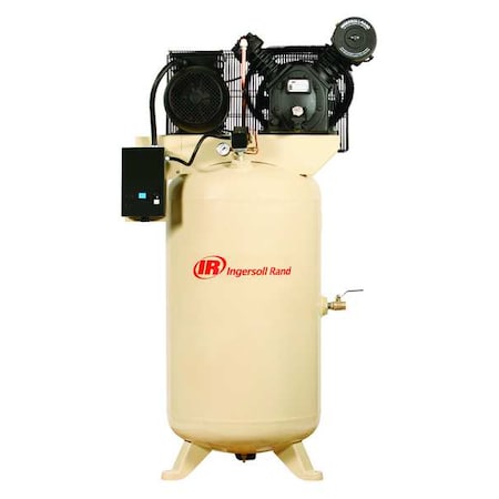 Electric Air Compressor 2 Stage 24 cfm Type 2475N7.5 by USA Ingersoll Stationary Electric Air Compressors