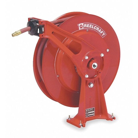Hose Reel 1/2" 50 ft 300 psi Type D8850 OLP by USA Reelcraft Pneumatic Spring Return Hose Reels