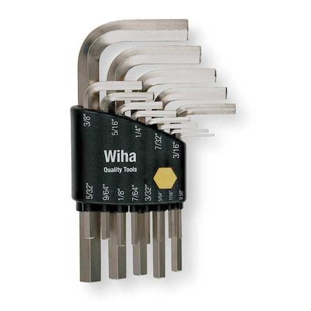 Hex Key Set Pieces 13 S17 Type 35194 by USA Wiha Hex Key Sets