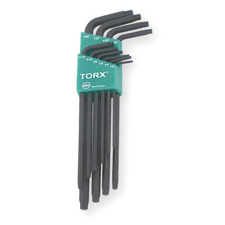 Torx Key Set Pieces 10 T8 by USA Wiha Hex Key Sets