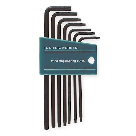 Torx Key Set Pieces 7 T1 Type 37190 by USA Wiha Hex Key Sets