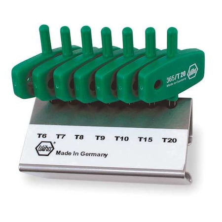Torx Key Set Pieces 7 T1 Type 36590 by USA Wiha Hex Key Sets