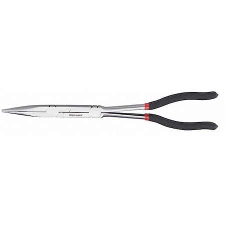 Needle Nose Plier 13 1/2 in. Serrated by USA Westward Solid Joint Pliers