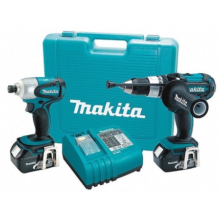 Cordless Combination Kit 18.0V 3.0A/hr. by USA Makita Cordless Power Tool Combination Kits