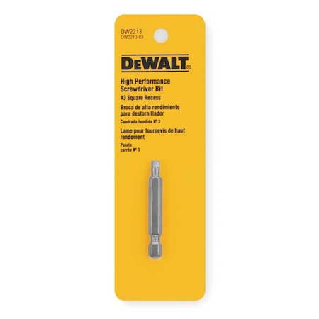Power Bit SAE 1/4" Hex Power Drive #3 2 Type DW2213 by USA Dewalt Screwdriver Bits