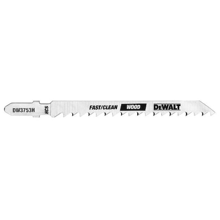 Jigsaw Blade 4 In. L T Shank PK5 Type DW3753H by USA Dewalt Power Jig Saw Blades