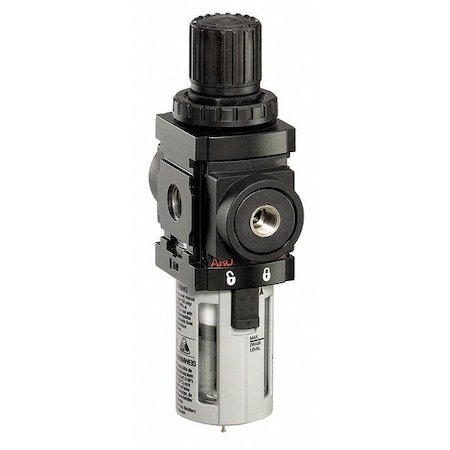 Filter/Regulator 6.20 In. H 2.91 In. W by USA ARO Compressed Air Filters & Regulators