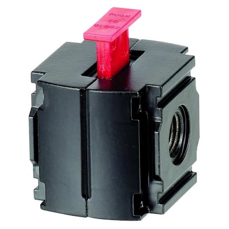 Lockout Valve 3/8 In 219 CFM 250 PSI by USA ARO Pneumatic Air Line Lockout Valves