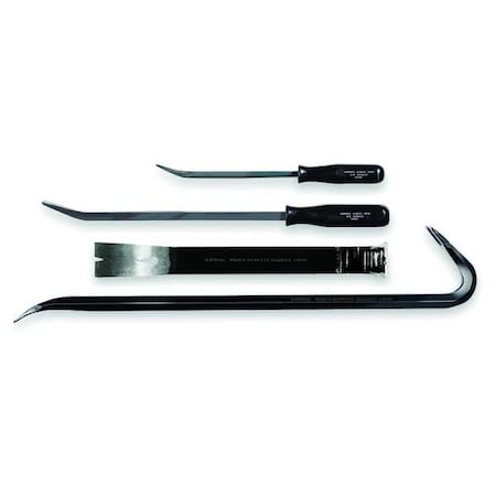 Pry Bar Set 4 pcs. by USA Westward Nail Pullers Wrecking & Pry Bars
