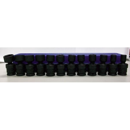 Flex Impact Socket Set 3/8" Dr 12 pc by USA Westward Socket Sets