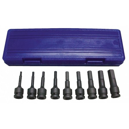 Impact Bit Socket Set 1/2" Dr 6 Pt. by USA Westward Socket Sets