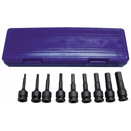 Impact Bit Socket Set 1/2" Dr 6 Pt. Type 4PRH2 by USA Westward Socket Sets