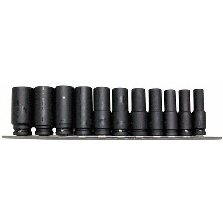 Impact Socket Set 1/2" Dr 11 pc by USA Westward Socket Sets