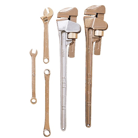 Nonsparking Box Wrench 5/16x3/8in 7 3/4L by USA Ampco Combination Wrenches