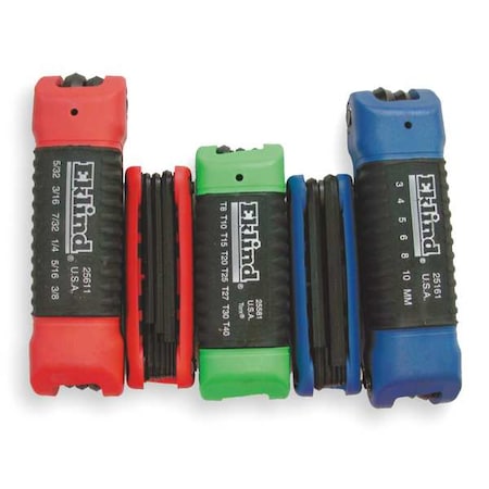 Hex/Torx Key Set Pieces 24 S11 M4 T6 by USA Eklind Hex Key Sets
