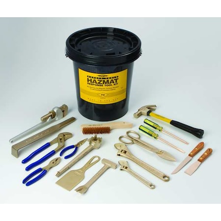 Hazmat Nonsparking Tool Set 17 pc. by USA Ampco Hazmat Tool Kits
