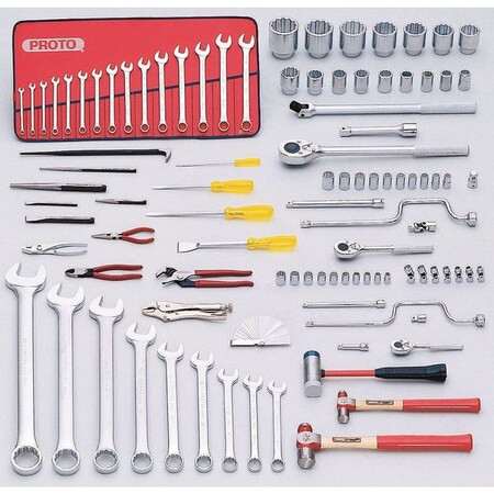 Master Tool Set Heavy Equipmnt 99 Pieces by USA Proto General Hand Tool Kits