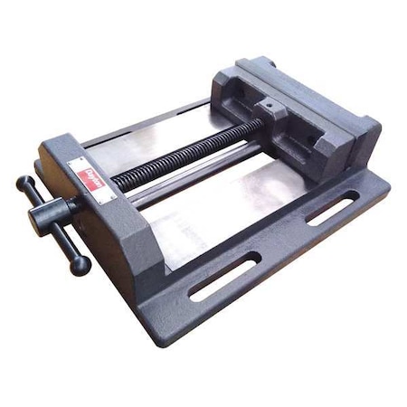 Drill Press Vise Fixed Base 8 in. Jaw W. by USA Dayton Bench Vises