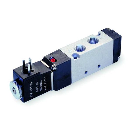 Solenoid Air Control Valve 1/8 In. 24VDC by USA ARO Pneumatic Solenoid Air Control Valves