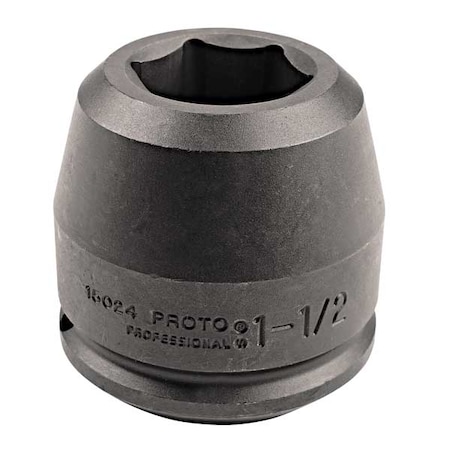 Impact Socket 1 1/2 In Dr 4 7/16 In 6 pt by USA Proto Sockets