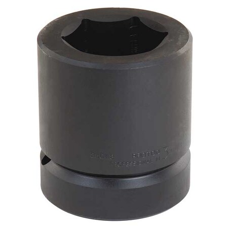 Impact Socket 2 1/2 In Dr 3 1/4 In 6 pt Type J25052 by USA Proto Sockets