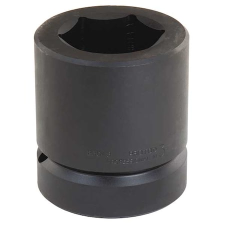 Impact Socket 2 1/2 In Dr 5 3/4 In 6 pt Type J25092 by USA Proto Sockets