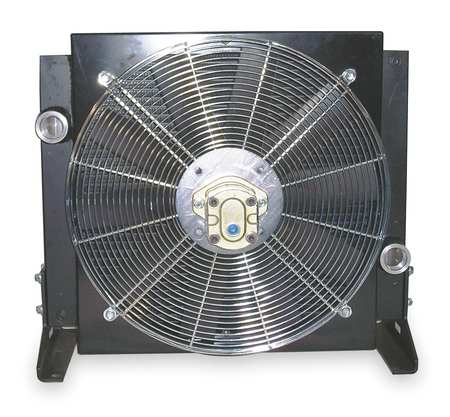 Oil Cooler w/Hydraulic Motor 8 80 GPM Model HR75 0050 by USA Cool Line Hydraulic Motor Oil Coolers