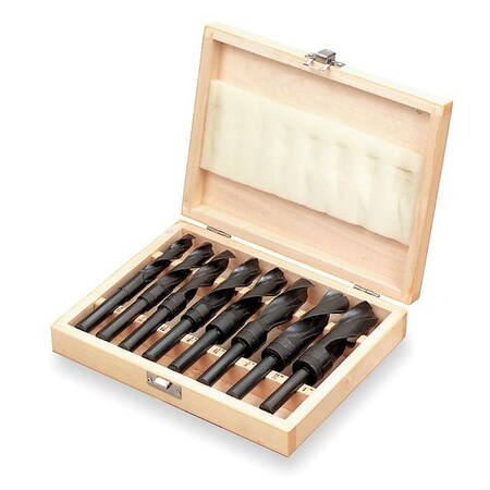 Silver/Deming Set 8 PC HSS 118 Deg Type 4UM96 by USA Westward Reduced Shank Drill Bits