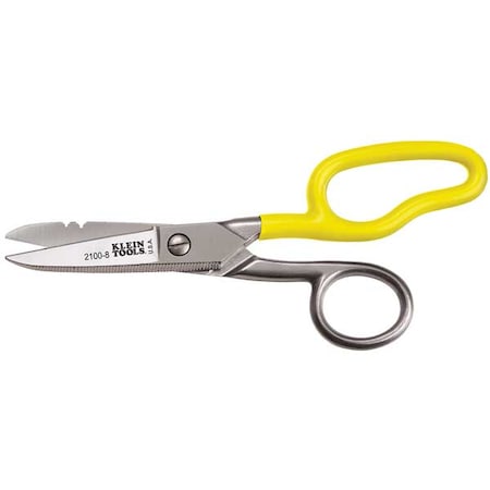 Electricians Scissors 6 5/16 In. L by USA Klein Snips Shears & Scissors