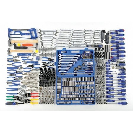 Master Tool Set SAE/Metric 607 Pc by USA Westward Hand Tool Master Sets