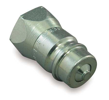 Coupler Nipple 3/4 16 1/2 In. Body Steel by USA Safeway Hydraulic Quick Couplers                                                            