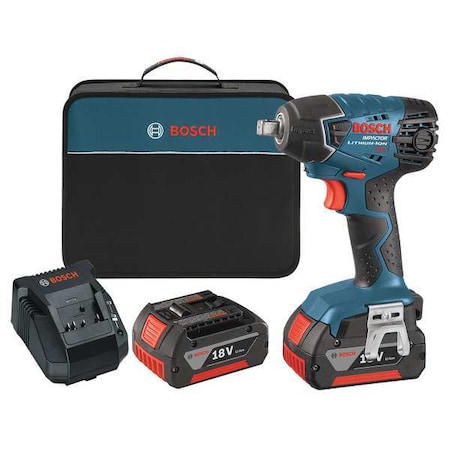 Cordless Impact Wrench Kit 133 ft. lb. by USA Bosch Cordless Power Impact Tools
