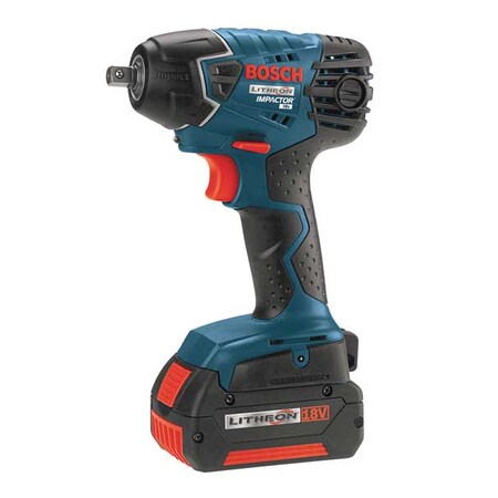 Cordless Impact Wrench Kit 18V 3/8 In. by USA Bosch Cordless Power Impact Tools