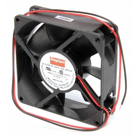 3-1/8" Square Axial Fan 12VDC by Dayton in US