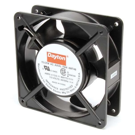 4-11/16" Square Axial Fan 115VAC Model 4WT48 by Dayton in US