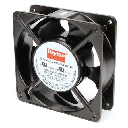 4-11/16" Square Axial Fan 115VAC Model 4WT49 by Dayton in US
