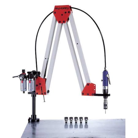Air Tapping Arm 400 rpm 27 ft. lb. 57 In by USA Palmgren Pneumatic Tapping Tools